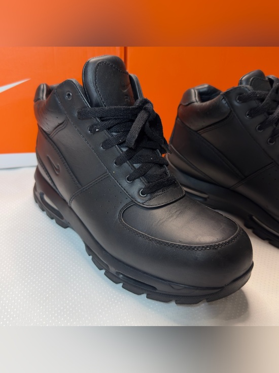 Nike Other - Nike ACG Air Max Goadome Black Leather Waterproof Boots Men’s Size 10 865031-009